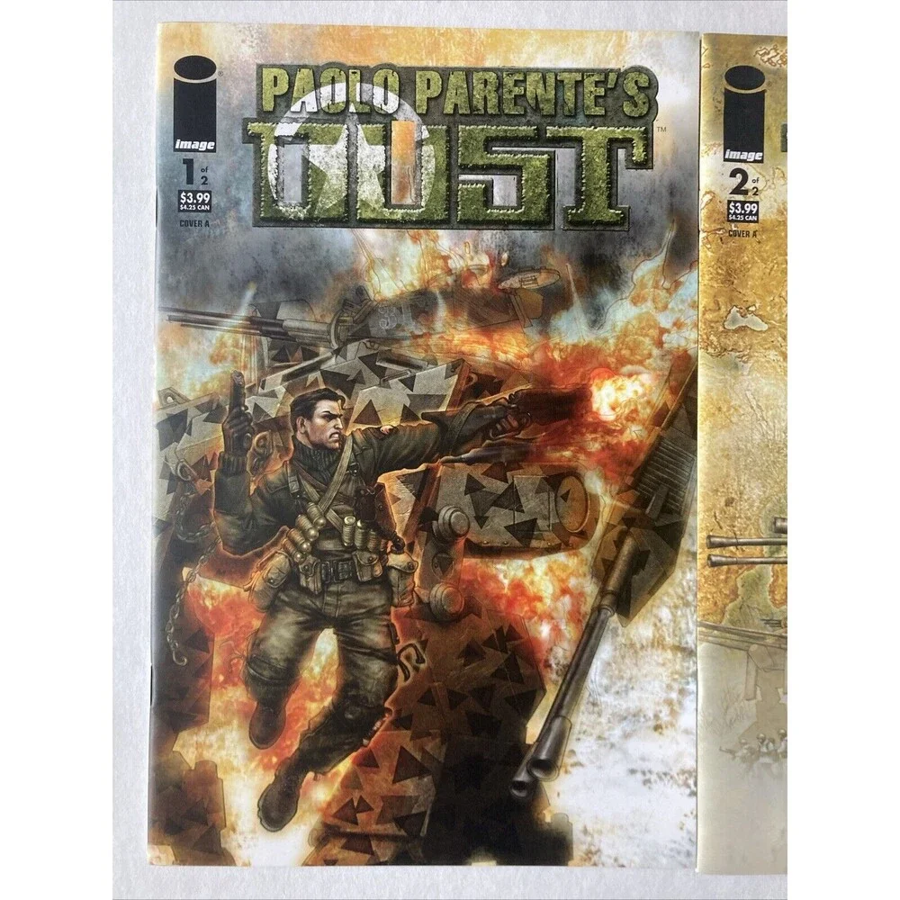 Paolo Parente’s DUST 1 & 2 (A) (2007) • Image Comic Book Set